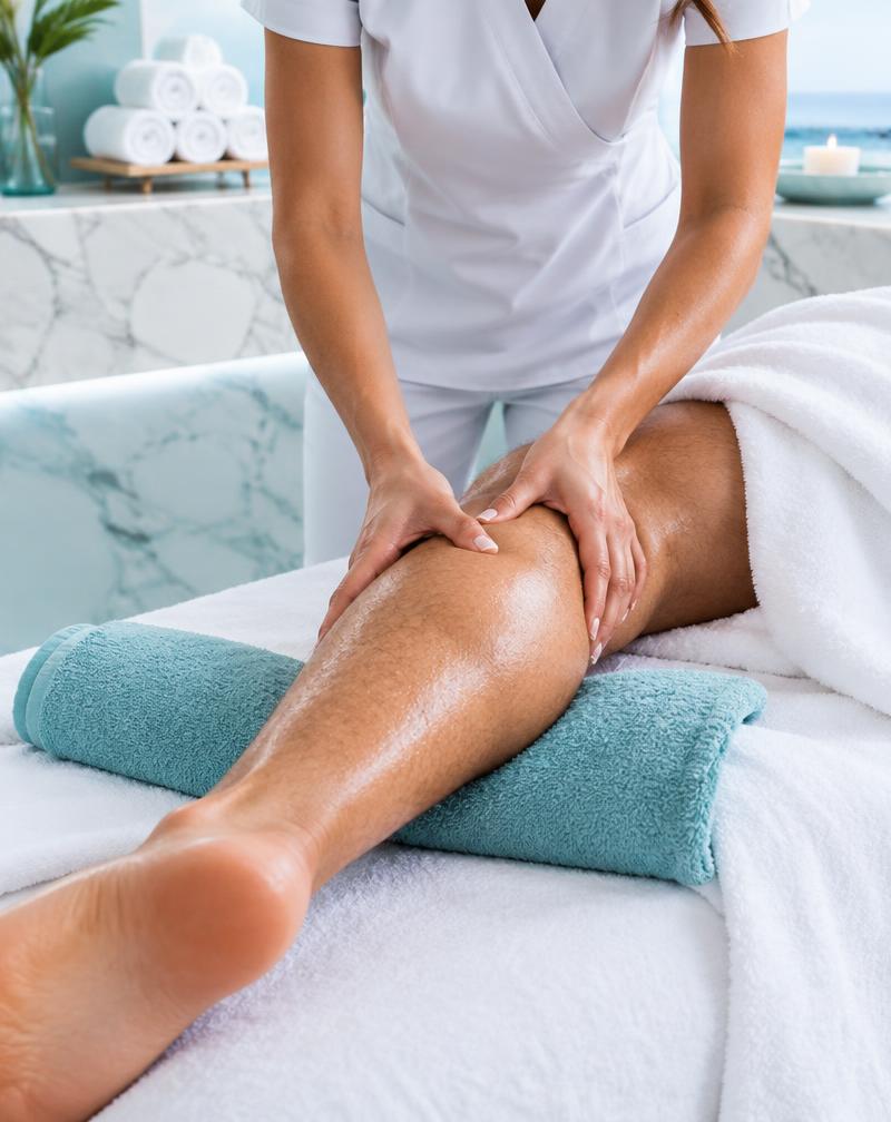 Sporcu Masajı deneyimini yansıtan spa görseli